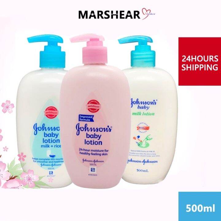 JOHNSON BABY LOTION MILK RICE 500ML Lazada PH