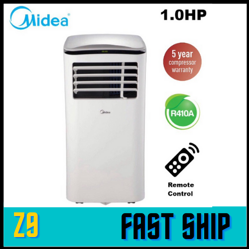 midea portable air conditioner 9000btu hr