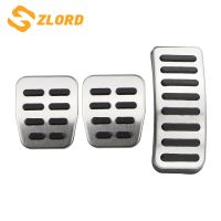 Zlord Gas Brake Pedal Clutch Pedal for Skoda Fabia Polo 9N 6R Bora for Volkswagen VW Seat Ibiza 6K 6L 6J Golf MK4 IV Car Pedals