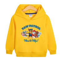 เสื้อฮู้ด Paw Patrol สำหรับเด็ก,100% ผ้าฝ้ายมีฮู้ดสำหรับเด็กผู้ชายแขนยาว Hoodie เด็กผู้หญิงเสื้อคลุมฤดูใบไม้ผลิ