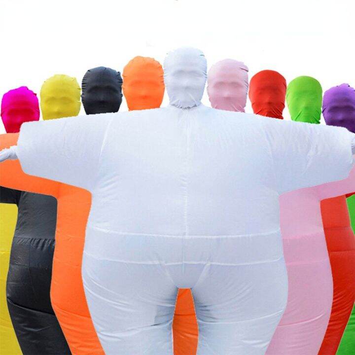 Adult Baymax Inflatable Costume Colorfull Blow Up Body Party Costume