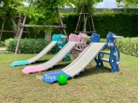 Np Toys สไลเดอร์ กระดานลื่น กวางน้อย 2in1 แถมฟรีชุดแป้นบาส+ลูกบาส No.6042