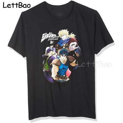 Jojos Bizarre Adventure T Shirt Cartoon Tshirt Pure Cotton Tees Man Clothes 100% Cotton Gildan