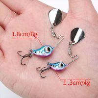 【cw】 2022 New 4g/8g Metal VIB Fishing Spinner Sinking Rotating Pin Crankbait Baits Vibration Tackle