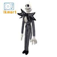 LKMART 50ซม. ค่ะ ตุ๊กตา JACK skellington หัวเล็กๆ แจ็คกำมะหยี่ ตุ๊กตาโครงกระดูกตุ๊กตา น่าตื่นเต้นมากๆ นุ่มนุ่มๆ คริสมาสต์