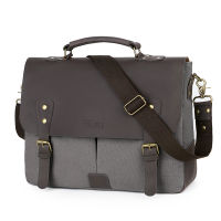 Business Laptop Bag Canvas Briefcase Men Shoulder Bag High Grade 14 ‘’ Computer Handbag Vintage Men Messenger Bag Dropshipping