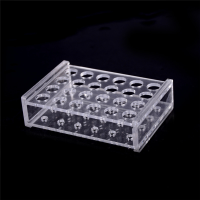 YUPANG 24หลุมทดสอบหลอด Rack Testing Tube Holder Storage Plastic Lab Supplies