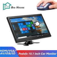 BigHouse 10.1 "จอ Lcd Hd หน้าจอสี2ช่องวิดีโออินพุตแสดงผลการรักษาความปลอดภัยด้วยลำโพง /Bnc/avi/vga สำหรับทีวีคอมพิวเตอร์