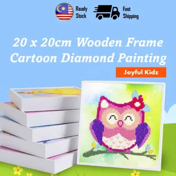 TOY Life 5D Diamond Painting for Kids with Wooden Frame - Diamond
