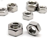 ✵ 10/50X UNC UNF 0 2 3 4 5 6 8 10 12 304 A2-70 Stainless Steel UK US Coarse Fine Thread Hex Nut Hexagon Nut High Quality