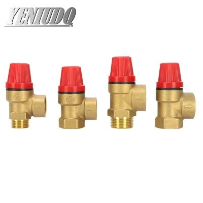 Brass Safety Valve Drain Relief Switch For Solar Water Heater Inner amp; Outer Wire Brass Safety Valve 1/2 quot; 3/4 quot;