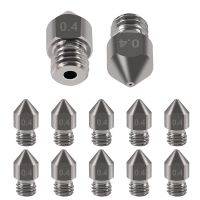 ∏✽ 10pcs High Temperature Sharp Hardened Steel MK8 Nozzles 0.4mm for 1.75mm Makerbot Creality CR-10 Hotend Ender 3/3 pro CraftBot