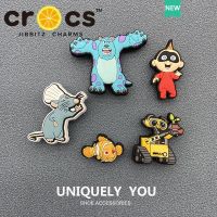 jibbitz cross ของแทั S PIXAR ปุ่มกดรองเท้า ลายดอกไม้ อุปกรณ์เสริม สําหรับรองเท้า DIY