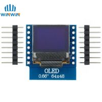 0.66 inch OLED LED LCD Dispaly Shield Compatible for WEMOS D1 MINI ESP32 64X48 0.66 inch Display 0.66 oled module IIC I2C