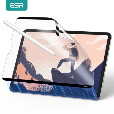 ปกป้องหน้าจอแม่เหล็ก ESR สำหรับ iPad Pro กระดาษสัมผัสขนาด11 12.9,เลนส์ฟิล์มถอดออกได้สัมผัส9 8 7 Mini 6 /Ipad Air 5 4