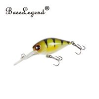 ❄☢ BassLegend Fishing Wobbler Floating Crankbait Diving Chubby Bass Pike Lure 38mm 4.5g