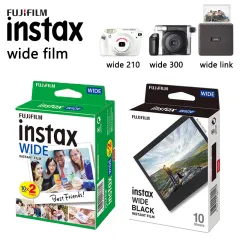 Fujifilm instax Wide Instant Film 2 Pack (20 Exposures) for use with  Fujifilm instax Wide 300, 200, and 210 cameras