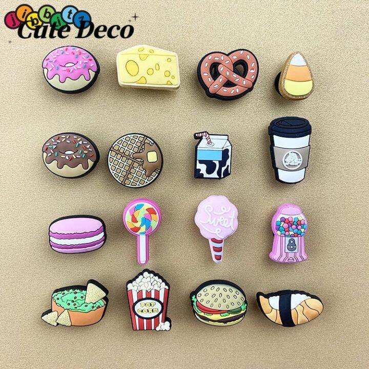 [Cute Deco]Cute Cartoon Food (10 Types) Milk / Doughnut / Macaron