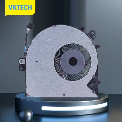 Vktech พัดลมที่ระบายความร้อนแล็ปทอป DC 5V 4PIN อะไหล่พัดลมเคสระบายความร้อนแล็ปท็อปอุปกรณ์เสริมภายในสำหรับ HP Probook 450 G5 455 470 G5
