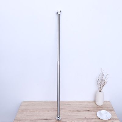 Rod Tension Curtain Shower Rods Adjustable Spring Clothes Cupboard Stainless Steel Rail Extendable Tensions Bars Expandable