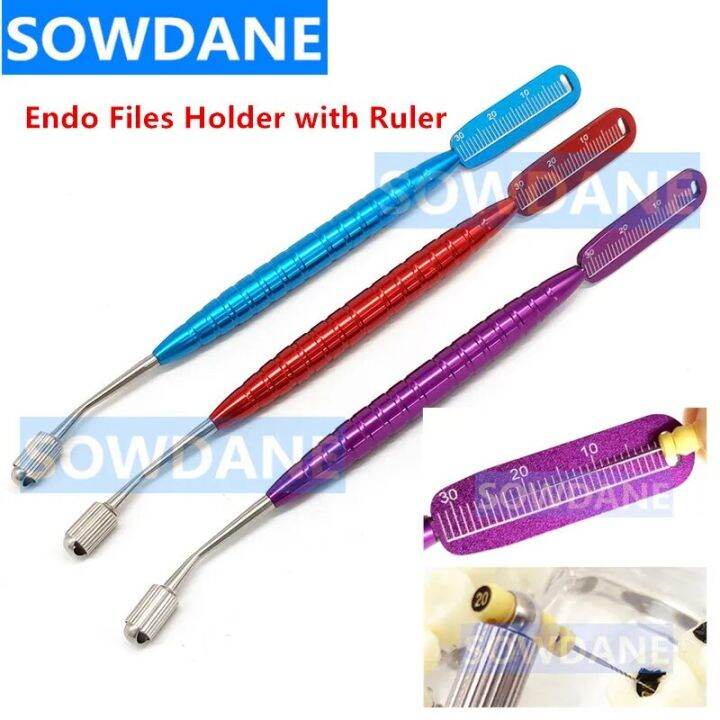 Dental Endodontic File Holder with Endo Ruler Handuse Files Gripper