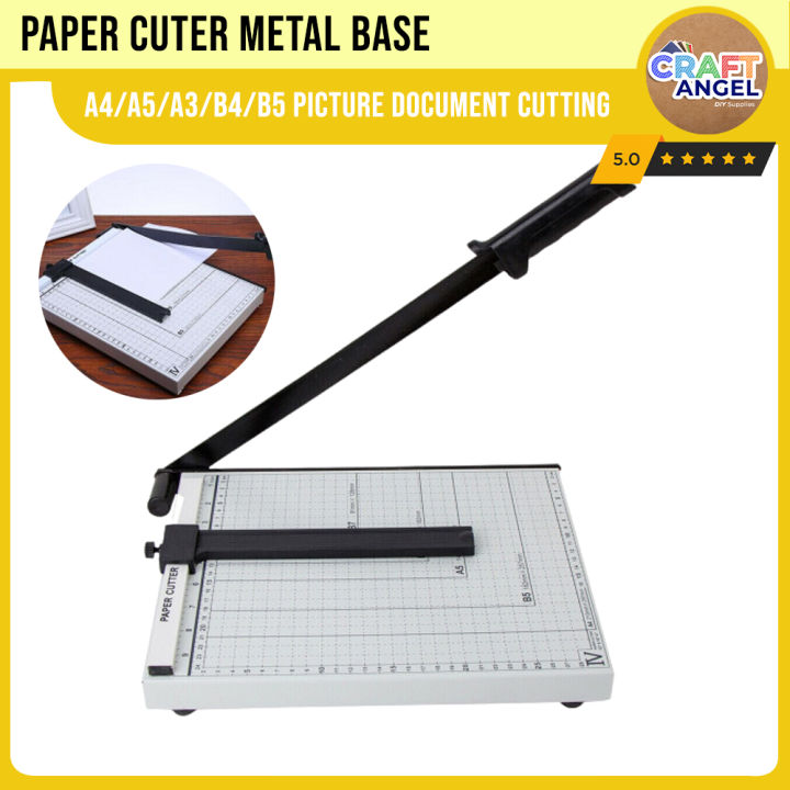 Officom Metal based Paper Cutter with Adjuster and Sliding Paper Size ...