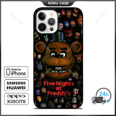 Five Nights at Freddys Phone Case for iPhone 14 Pro Max / iPhone 13 Pro Max / iPhone 12 Pro Max / XS Max / Samsung Galaxy Note 10 Plus / S22 Ultra / S21 Plus Anti-fall Protective Case Cover