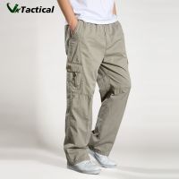 【CC】☄  Brand Pants men cargo loose trousers mens overalls Straight Joggers Homme 6XL