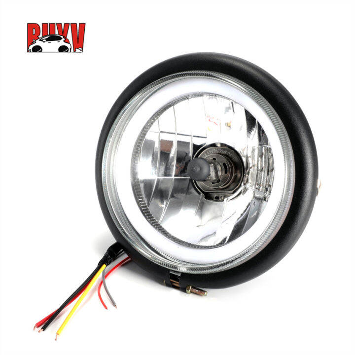 BuyV 6 inch Retro Headlight Bobber Café Racer Scrambler Round ...