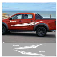 สติกเกอร์ไวนิล ลายกราฟิกโลโก้ Isuzu Dmax D Max สําหรับติดตกแต่งประตูรถยนต์ รถบรรทุก