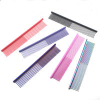 【YY Colorful Comb Steel Shedding Dog Grooming Comb Hair Remover Cat Dogs Cleaning Brush Cats Accessories 1pcs Colorful Access