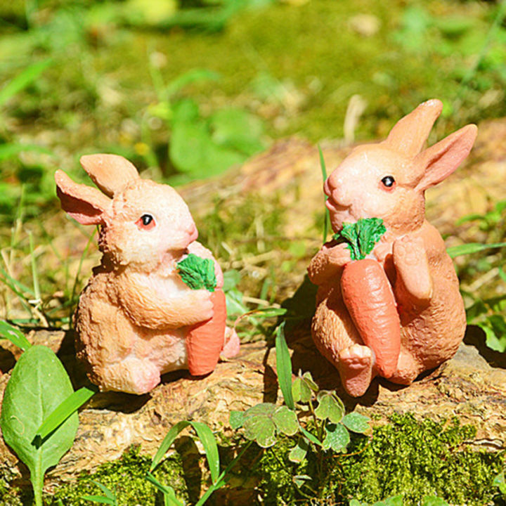 3pcs-garden-รูปแกะสลักกระต่าย-เรซิ่นน่ารัก-miniature-bunnies-figurines-ฤดูใบไม้ผลิอีสเตอร์-bunnies-รูปปั้นโต๊ะเครื่องประดับรูปกระต่ายสำหรับ-garden