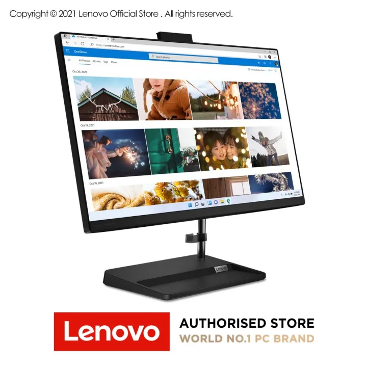 [Best Seller] Lenovo IdeaCentre AIO 3  24IAP7 | F0GH0006ST | 23.8" FHD (1920x1080) | Intel Core i5-1240P | 16GB RAM | 256GB SSD + 1TB HDD | Intel Iris Xe Graphics | Win11 Home | 3Y Onsite Warranty
