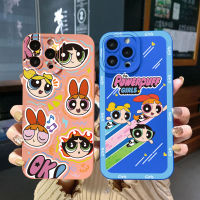 สำหรับ POCO X4 Pro M4 M3 Pro 5กรัม X3 NFC GT F3 The Powerpuff สาวตลก E Moji ที่มีคุณภาพสูงกล้องเลนส์คุ้มครองตารางขอบปกเต็มเลนเคส