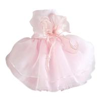 Pretty Pet Dress Big Bow Organza Lace Princess Dress Pet Sleeveless Clothes  Soft Pet Princess Dress Daily Wear Dresses