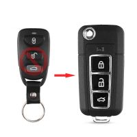 【On Sale】 ETOP mall Dandkey Kunci Remote Mobil 2ปุ่มสำหรับ Kia Carens อะไหล่กุญแจรีโมทรถยนต์เซราโต้สปอร์ตเทจ