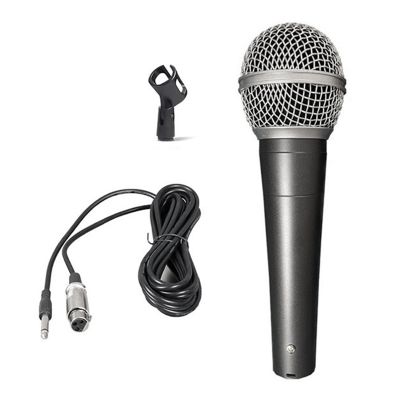 SM58 Vocal Dynamic Microphone SM58 Microfone Professional SM58 Wired Microphone Home KTV Stage Show (Without Switch)
