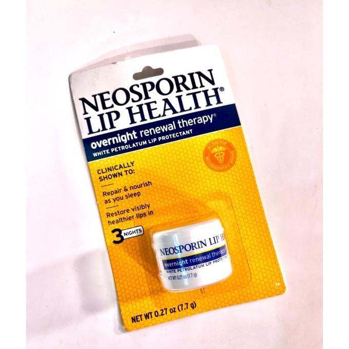 Neosporin Overnight Renewal Therapy White Petroleum Lip Protectant 7.7g ...