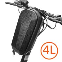 4L Bike Front Frame Bag Waterproof Bicycle Storage Pouch With Hard EVA Shell Riding Equipment Cycling Accessories