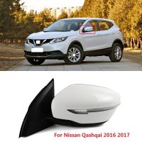 CAPQX 5/7ลวดสำหรับ NISSIN QASHQAI กระจกมองหลังด้านข้าง2016 2017อุปกรณ์เสริมรถยนต์พร้อมชุดประกอบกระจกมองหลังไฟ LED