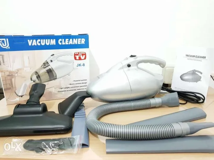 JK8 Portable mini household vacuum cleaner blowing and sucking silver
