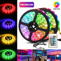 Usb แถบไฟ Led แสง Rgb 5050ในร่มกลางแจ้งหลากสีไฟด้านหลังทีวีกันน้ำที่มีการควบคุมระยะไกล