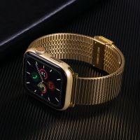 ▲❏✸ Metal Strap For Apple Watch Series 7 6 5 4 SE Stainless steel bracelet band For iWatch Band 45mm 41mm 44mm 42mm 40mm 38mm Correa