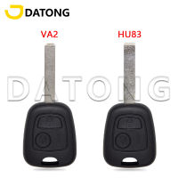 Datong World รถ Remote Key Shell Case 10ชิ้นล็อตสำหรับ Peugeot 106 107 206 207 306 Citroen C1 C2 C3 C4เปลี่ยนฝาครอบ