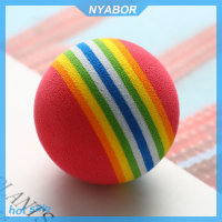 NYABOR 50pcs โฟมกอล์ฟลูกฟองน้ำร้อนในร่มกอล์ฟฝึก Ball Training Aid