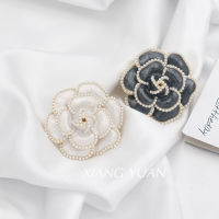 Brooch Pin สุภาพสตรีพรีเมี่ยมผ้าพันคอมุกเข็มกลัดเข็มกลัดเข็มกลัดเข็มน่ารักเครื่องประดับเครื่องแต่งกายอุปกรณ์  Camellia