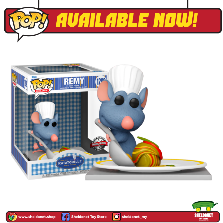 Funko Pop Deluxe Disney Remy With Ratatouille Exclusive Lazada