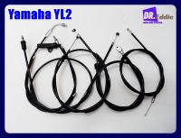 ชุดสายเซ็ท 5 เส้น "คันเร่ง  ครัช  เบรคหน้า  โช๊ค  ไมล์"  Yamaha YL2 // Cable Set 5 Pcs