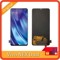 6.39 "AMOLED หน้าจอด้านหน้าสำหรับ Vivo NEX Dual Display หน้าจอสัมผัส Digitizer แทนที่5.49" สำหรับ Vivo NEX2จอแสดงผล LCD ด้านหลัง