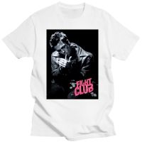 Large mens short sleeves Men T Fight Club Brad Pitt Movie Tshirt 4XL.5XL.6XL